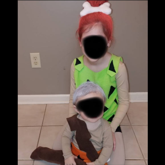 Pebbles & Bam Bam costumes (Flintstones) can separate if need be - Picture 7 of 8